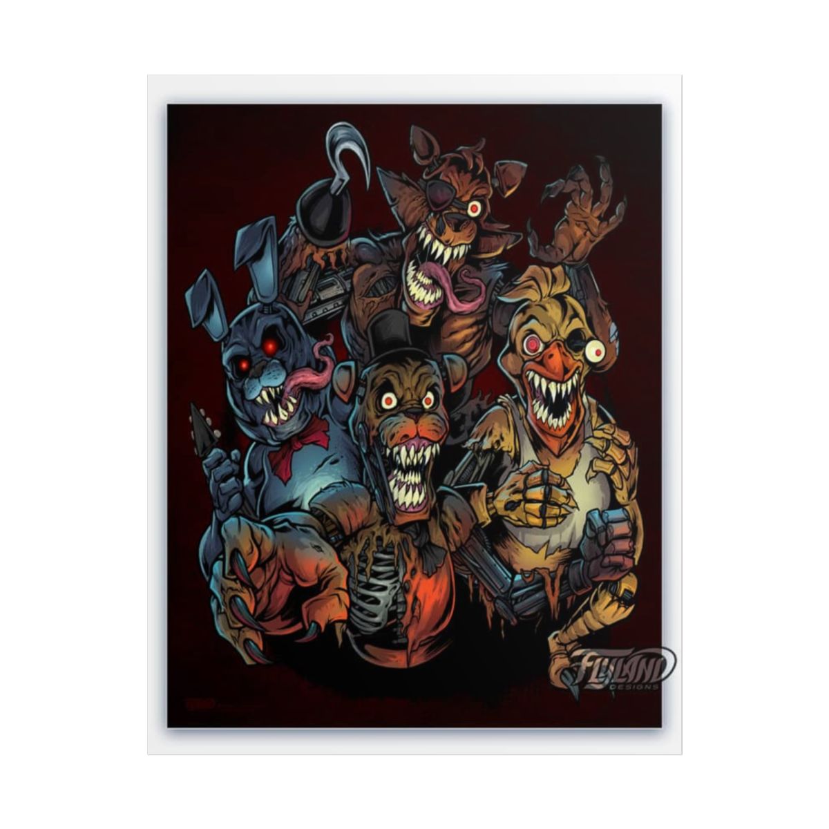 Five Nights at Freddy's "Five Nights at Freddy's" Poster - alternate angle 1, merchandise