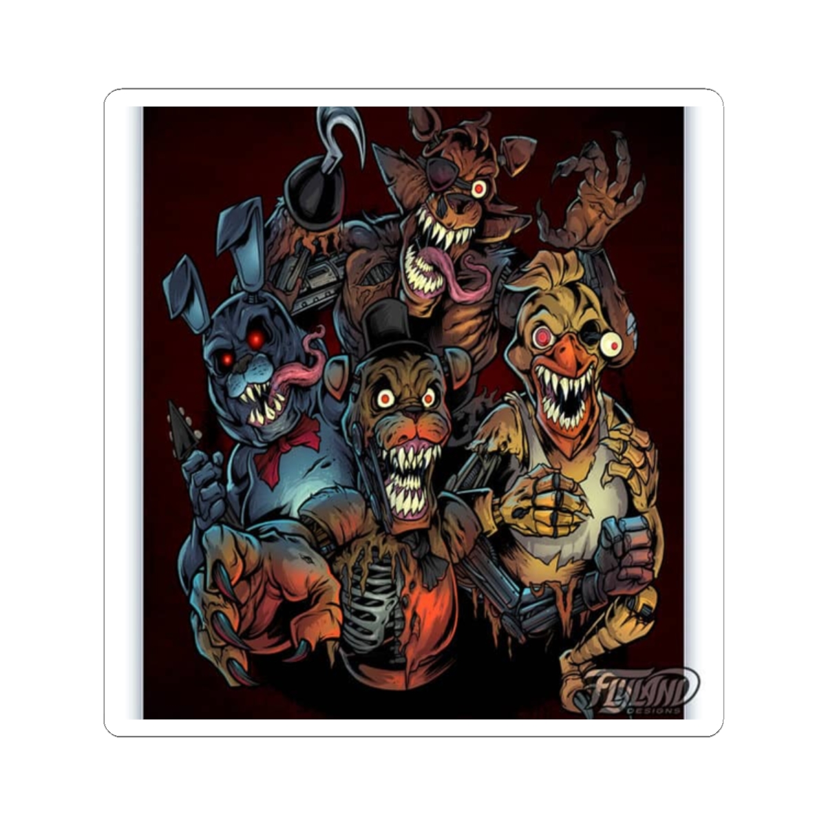 Five Nights at Freddy's "Five Nights at Freddy's" Sticker