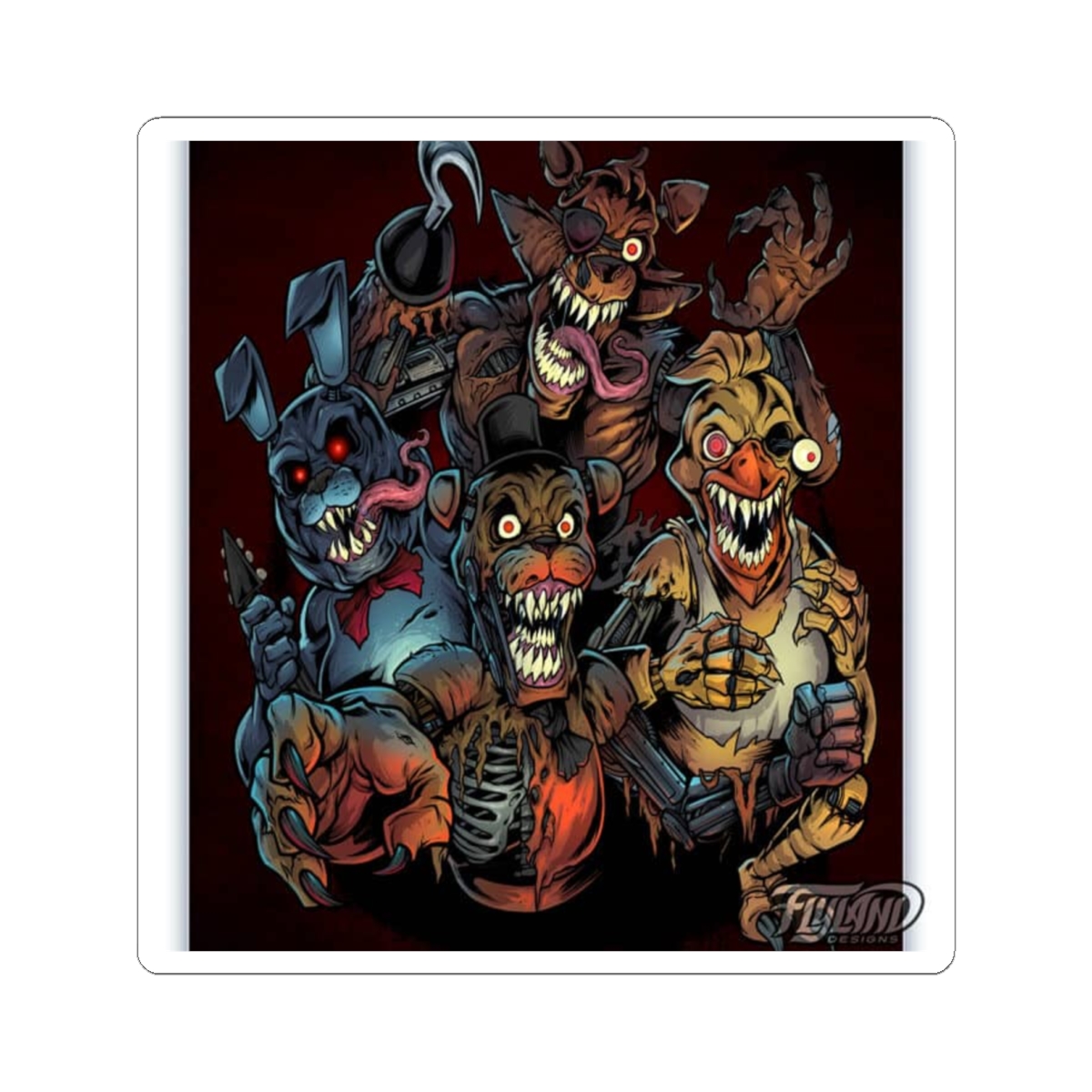 Five Nights at Freddy's "Five Nights at Freddy's" Sticker