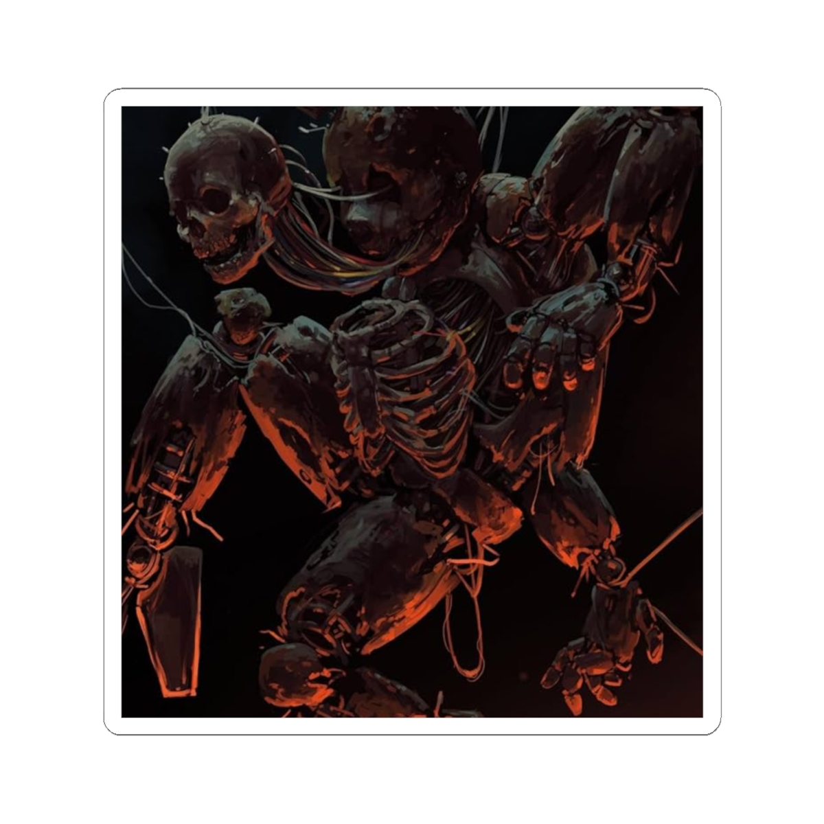 Five Nights at Freddy's "Five Nights at Freddy's" Sticker - alternate angle 2, merchandise
