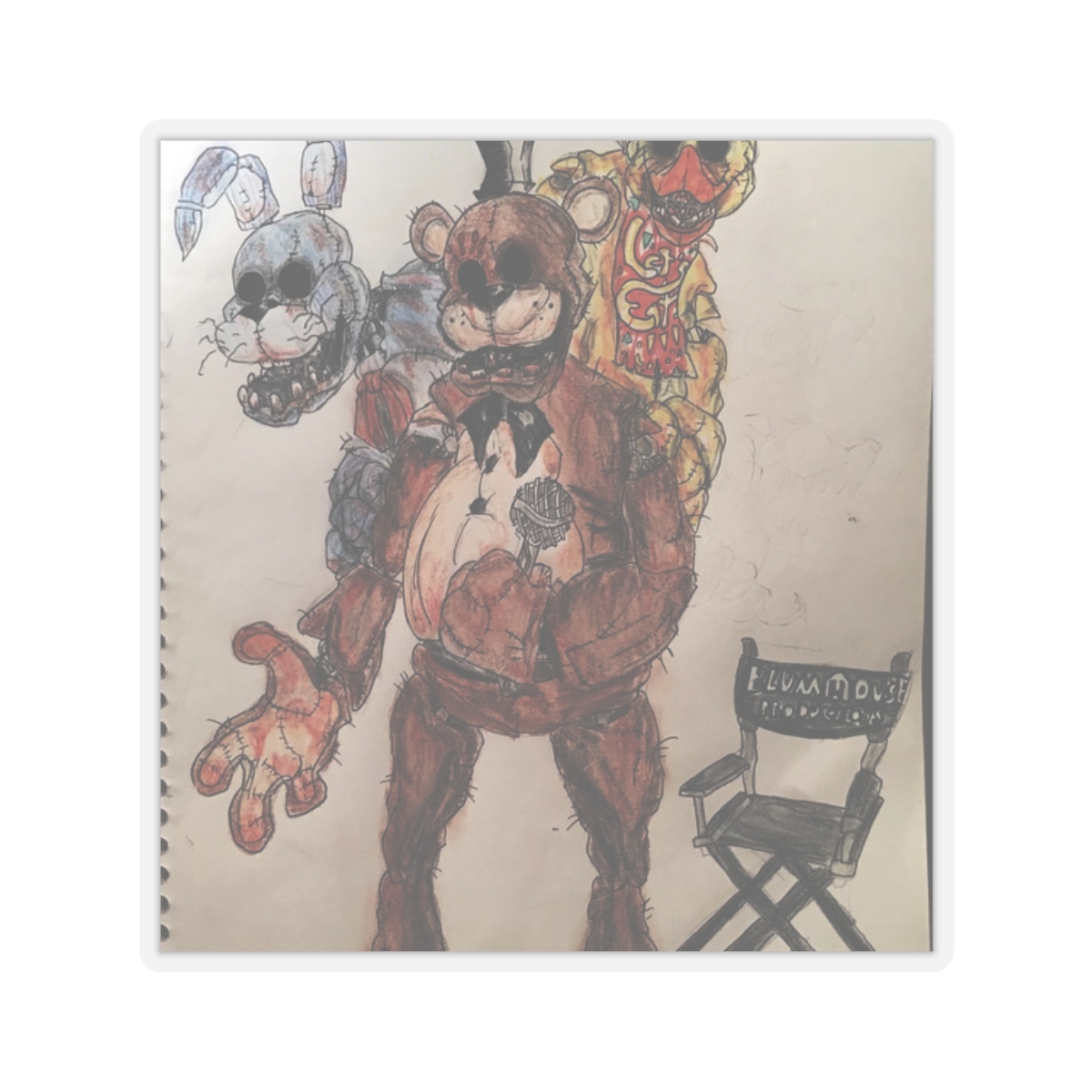 Five Nights at Freddy's "Five Nights at Freddy's" Sticker